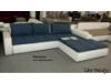 Alézia fehér király kék sarok kanapé ülőgarnitúra átszerelhető 300x210 cm...